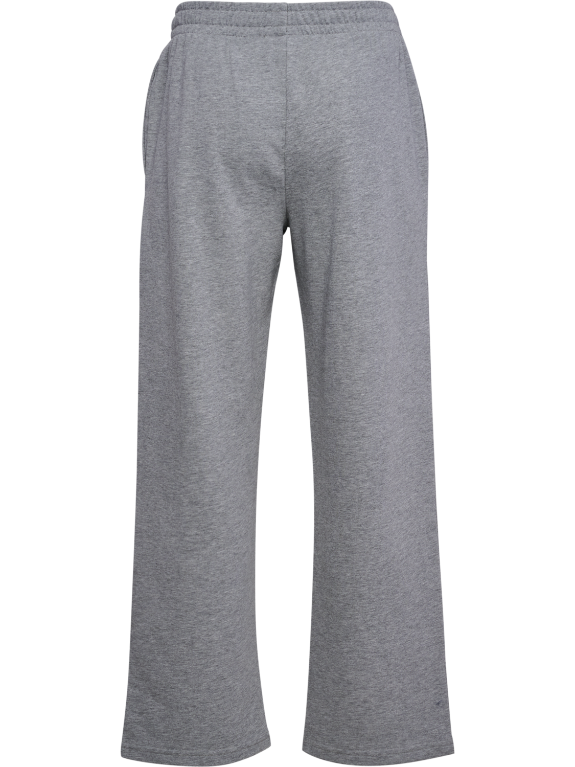 hmlPULSE WIDE SWEAT PANTS, GREY MELANGE, packshot
