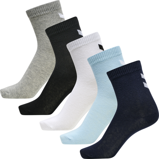 hmlMAKE MY DAY SOCK 5-PACK, BLACK IRIS, packshot