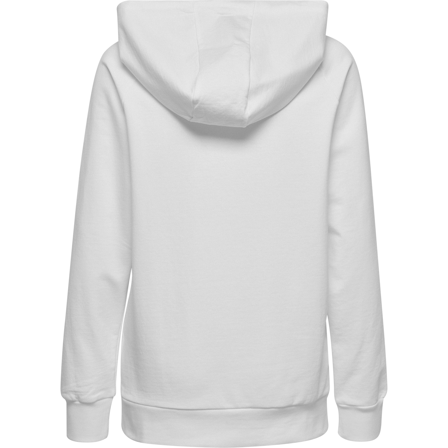 HMLGO COTTON ZIP HOODIE WOMAN, WHITE, packshot