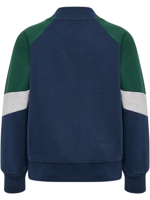 hmlMINI LOOSE BLOCK ZIP JACKET, DRESS BLUES hmlMINI LOOSE BLOCK ZIP JACKET, DRESS BLUES, packshot