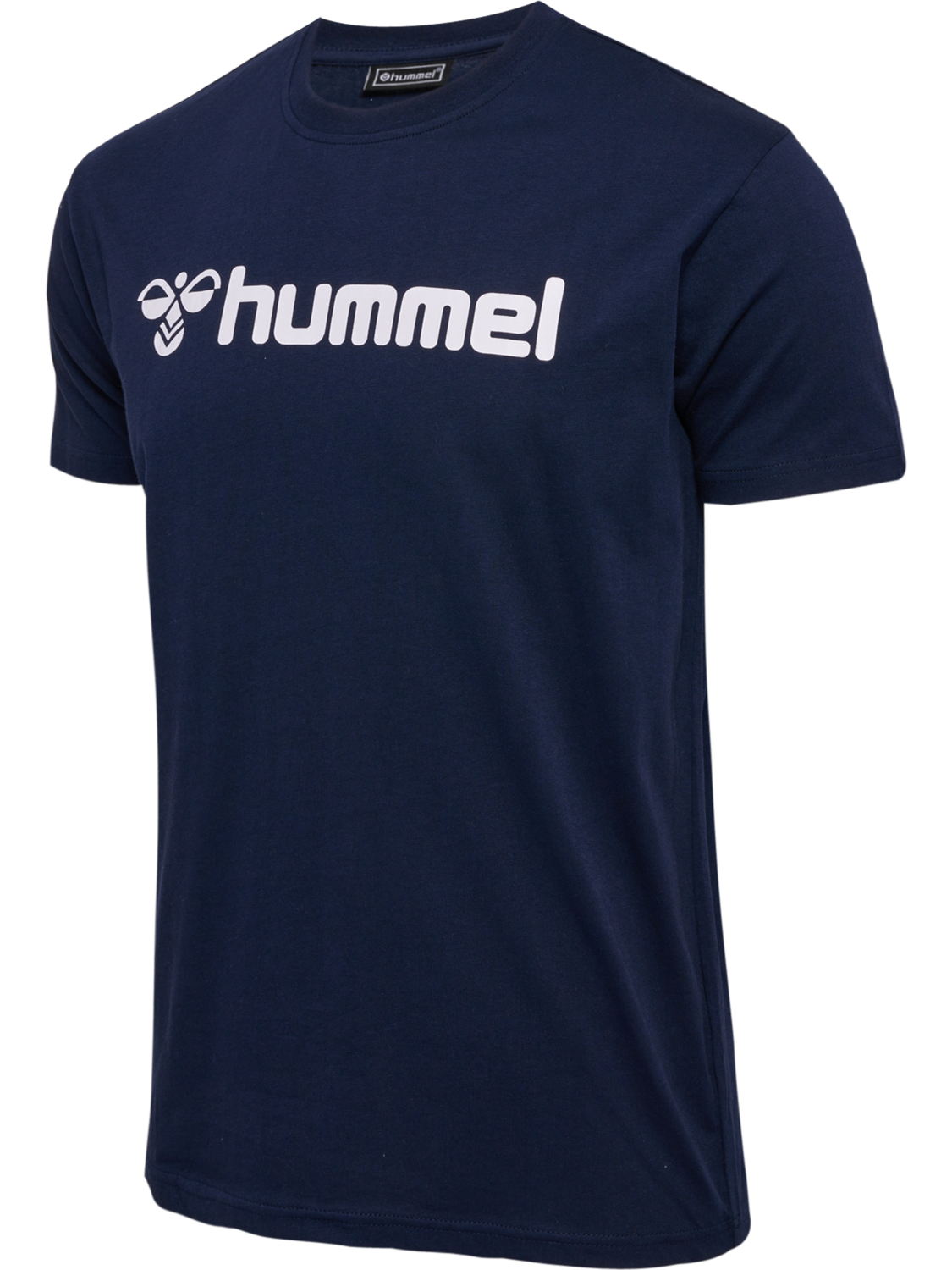 hmlMOVER COTTON T-SHIRT S/S, MARINE, packshot