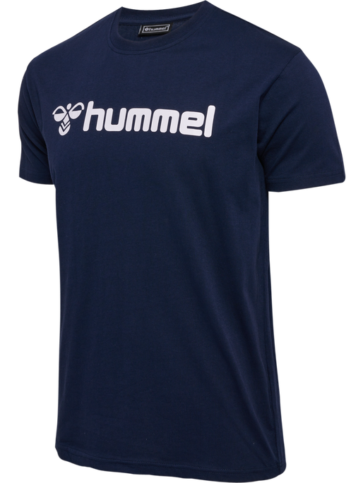 hmlMOVER COTTON T-SHIRT S/S, MARINE, packshot
