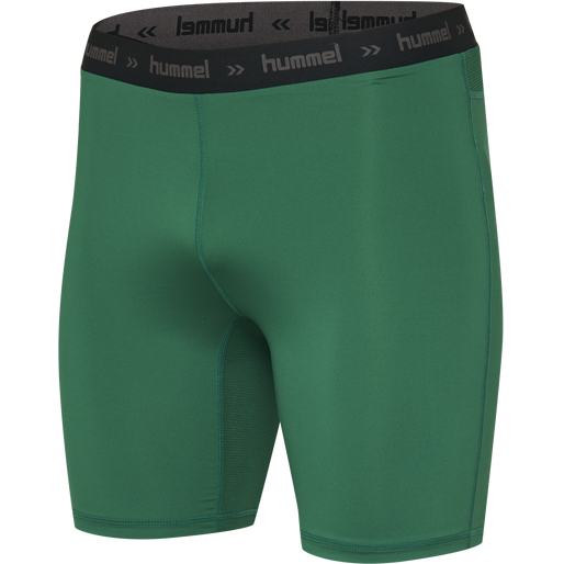 HML FIRST PERFORMANCE TIGHT SHORTS, EVERGREEN, packshot