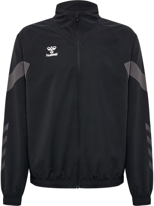hmlTRAVEL WOVEN JACKET, BLACK hmlTRAVEL WOVEN JACKET, BLACK, packshot