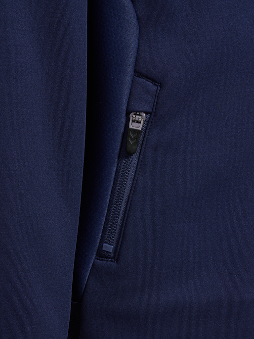 hmlCIMA 2.0 ZIP HOODIE KIDS, MARINE, packshot