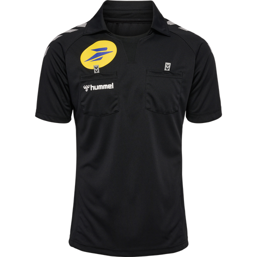 FFHB REFEREE JERSEY S/S, BLACK FFHB REFEREE JERSEY S/S, BLACK, packshot