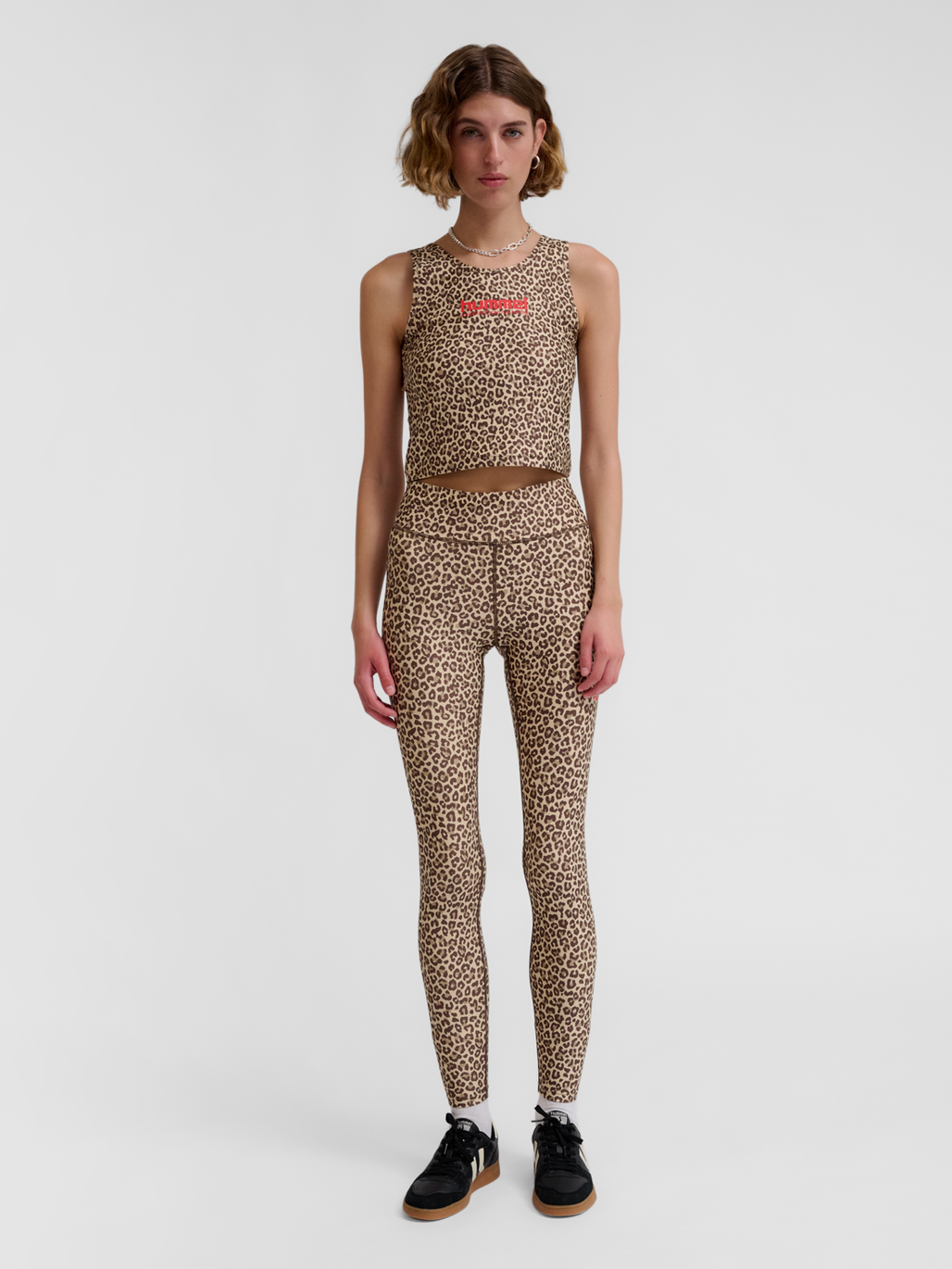 hmlFAST MID WAIST TIGHTS, BOULDER, model