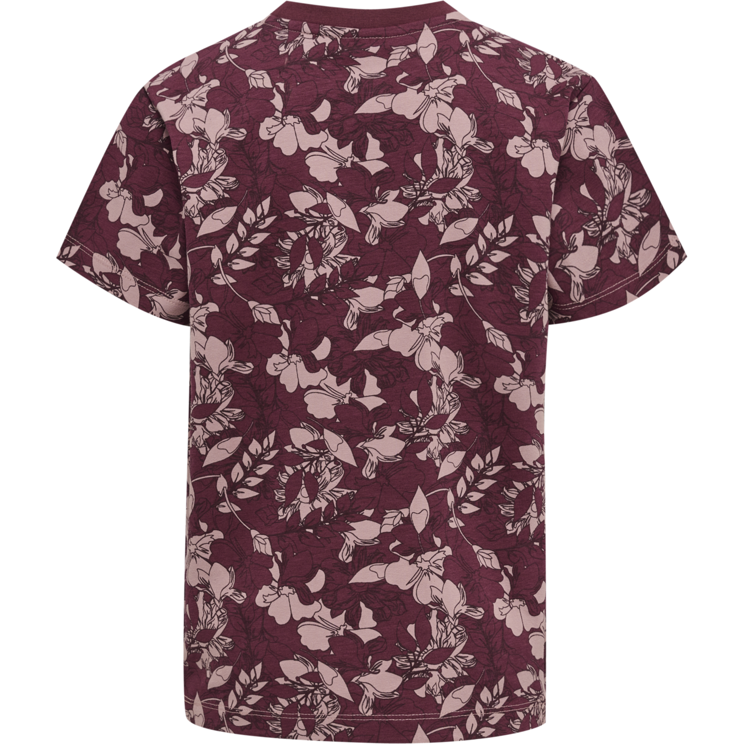 hmlHAZEL T-SHIRT S/S, WINDSOR WINE, packshot