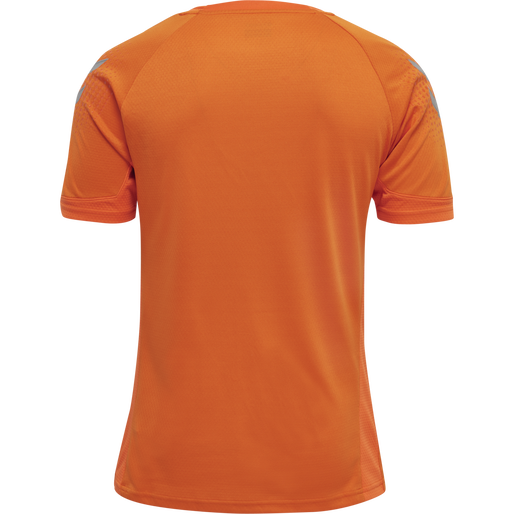 hmlLEAD S/S POLY JERSEY, ORANGE TIGER hmlLEAD S/S POLY JERSEY, ORANGE TIGER, packshot