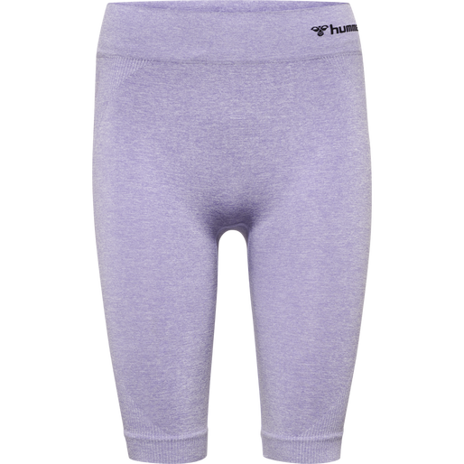 hmlCI SEAMLESS CYCLING SHORTS, LAVENDER MELANGE, packshot