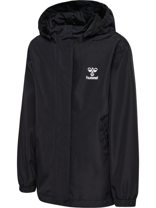 hmlNESSIE RAINSUIT, BLACK, packshot