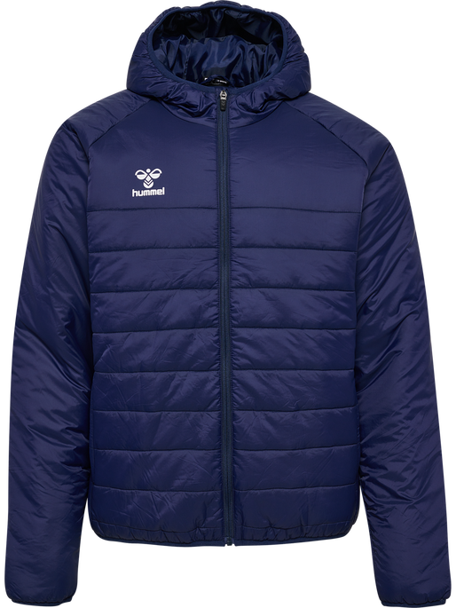 hmlGO QUILTED HOOD JACKET, MARINE, packshot