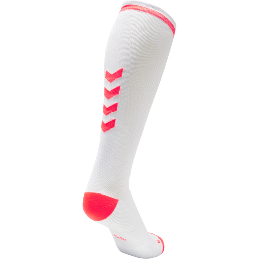 ELITE INDOOR SOCK HIGH, WHITE/DIVA PINK ELITE INDOOR SOCK HIGH, WHITE/DIVA PINK, packshot
