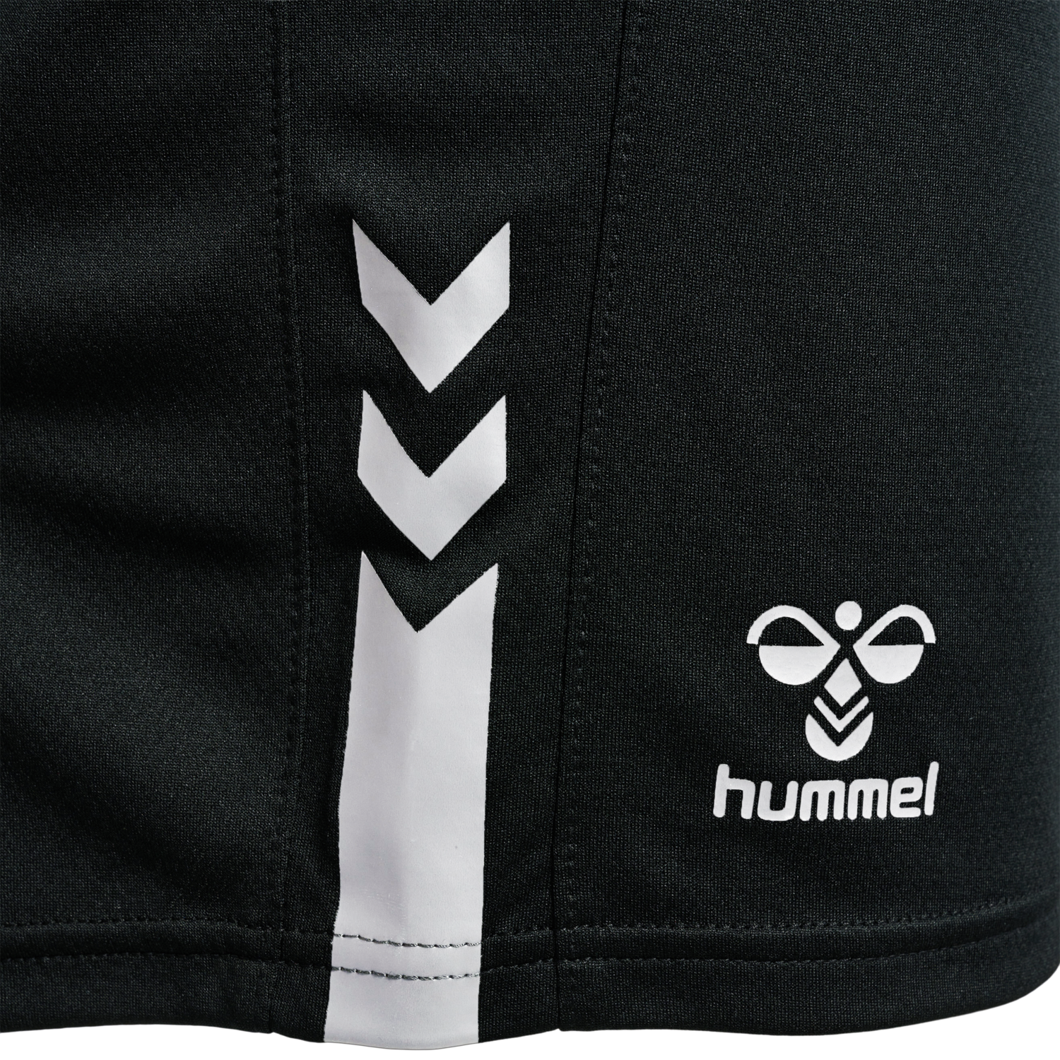 hmlACTIVE PL SHORTS WOMAN, BLACK/WHITE, packshot