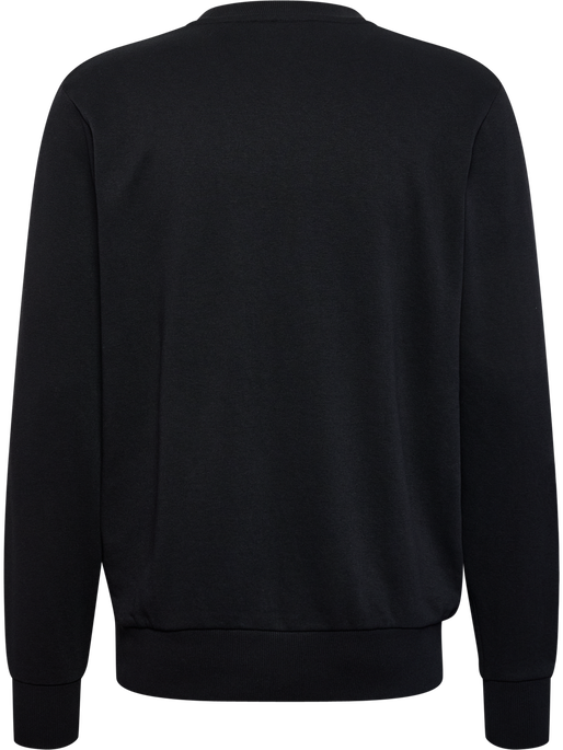 hmlPULSE SWEAT CREWNECK, BLACK, packshot