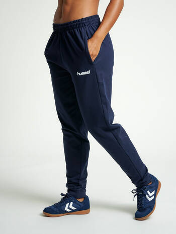 HMLGO COTTON PANT, MARINE, model