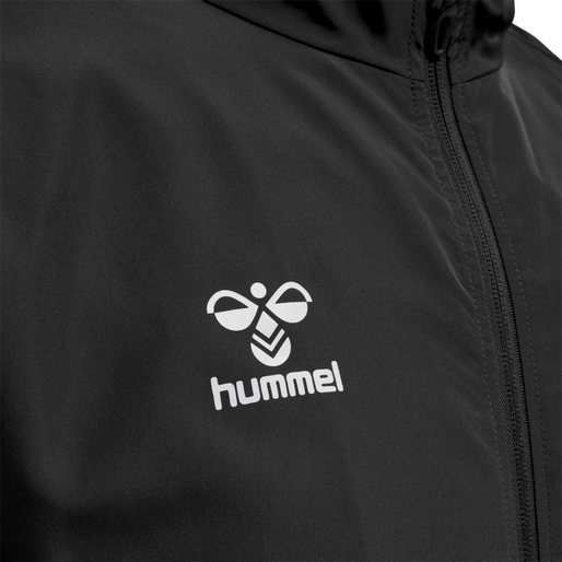 hmlCORE XK MICRO ZIP JACKET, BLACK, packshot