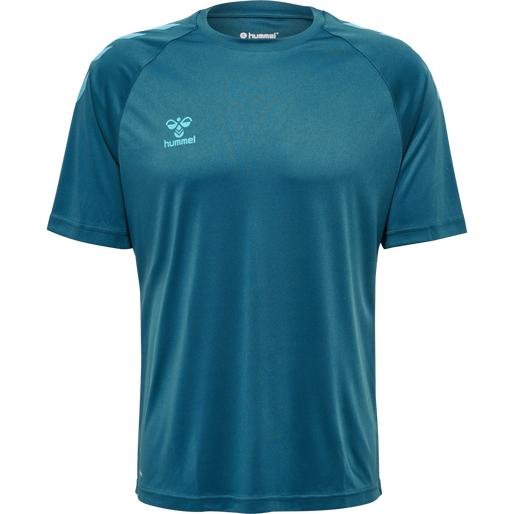 hmlCORE XK CORE POLY T-SHIRT S/S, BLUE CORAL hmlCORE XK CORE POLY T-SHIRT S/S, BLUE CORAL, packshot