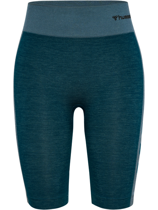 hmlCLEA SEAMLESS CYCLING SHORTS, DARK SEA hmlCLEA SEAMLESS CYCLING SHORTS, DARK SEA, packshot