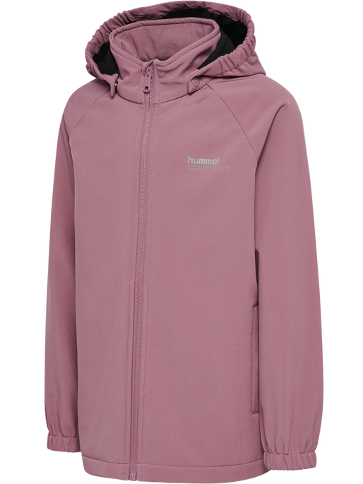 hmlJR LOOSE SOFTSHELL JACKET, WISTFUL MAUVE hmlJR LOOSE SOFTSHELL JACKET, WISTFUL MAUVE, packshot