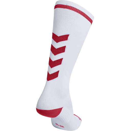 ELITE INDOOR SOCK HIGH, WHITE, packshot