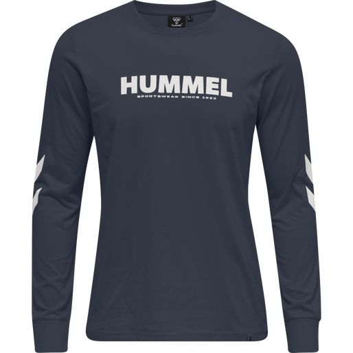 hmlLEGACY T-SHIRT L/S, BLUE NIGHTS hmlLEGACY T-SHIRT L/S, BLUE NIGHTS, packshot