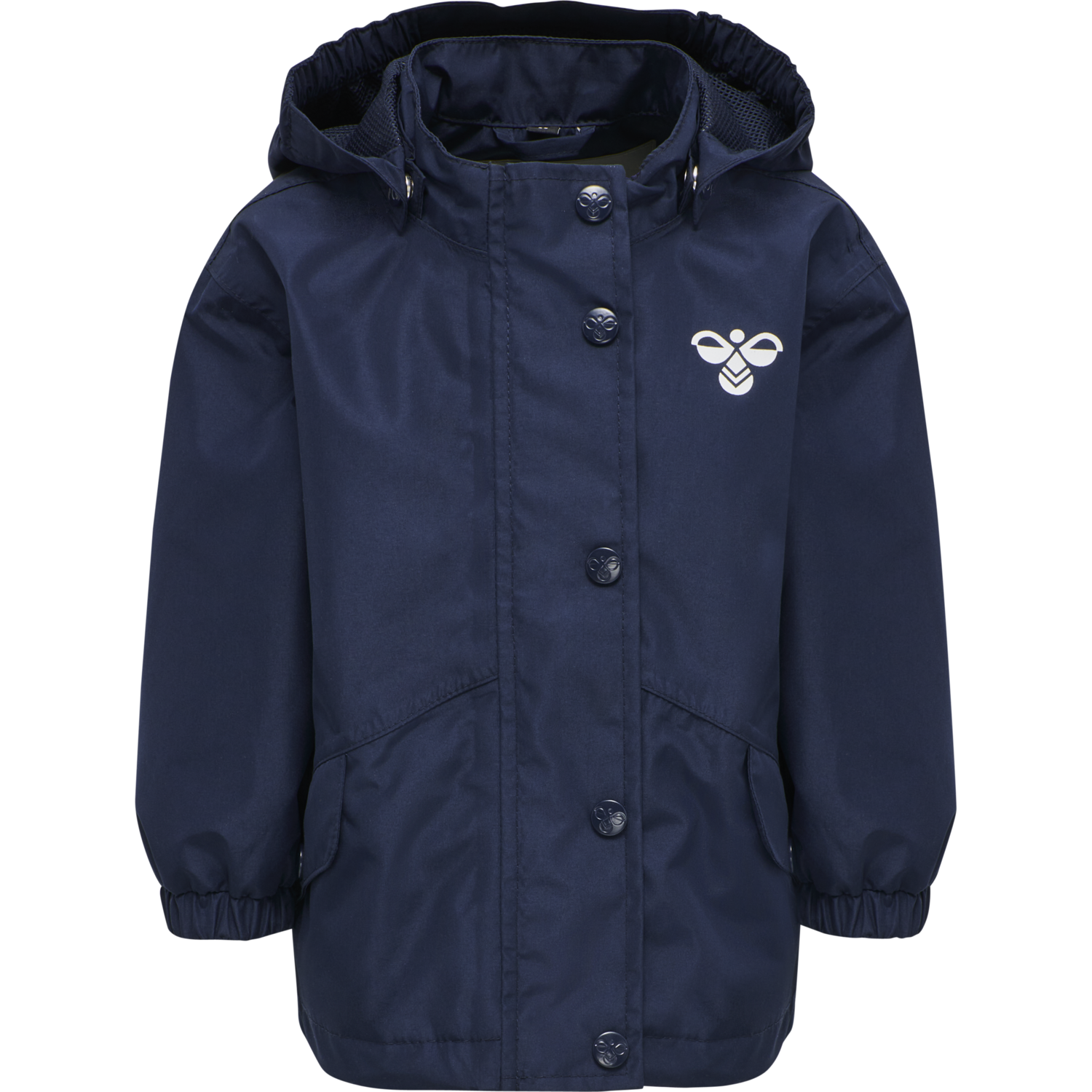 hmlREVA RAINSUIT MINI, BLACK IRIS, packshot