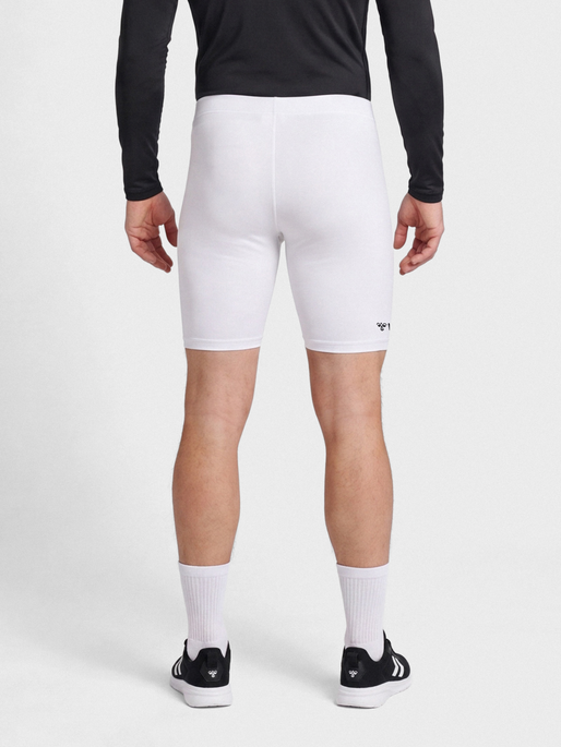 hmlBL ESSENTIAL SHORT TIGHTS, WHITE, model