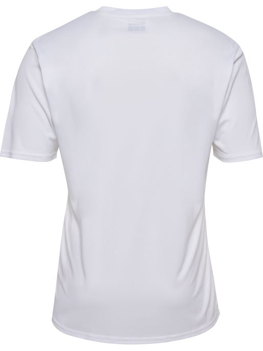 hmlESSENTIAL JERSEY S/S, WHITE, packshot