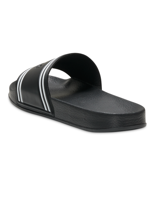 POOL SLIDE RETRO, BLACK/WHITE POOL SLIDE RETRO, BLACK/WHITE, packshot