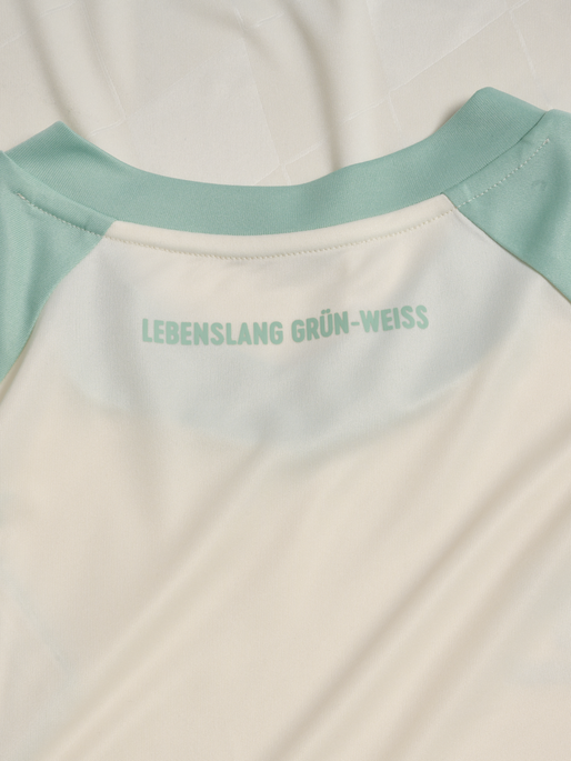 WER 24/25 AWAY JERSEY S/S, MARSHMELLOW/SILT GREEN, packshot