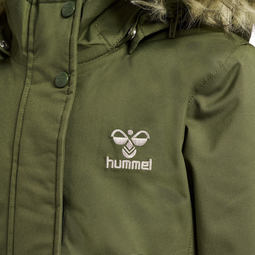 hmlALMA TEX COAT, OLIVE NIGHT hmlALMA TEX COAT, OLIVE NIGHT, packshot