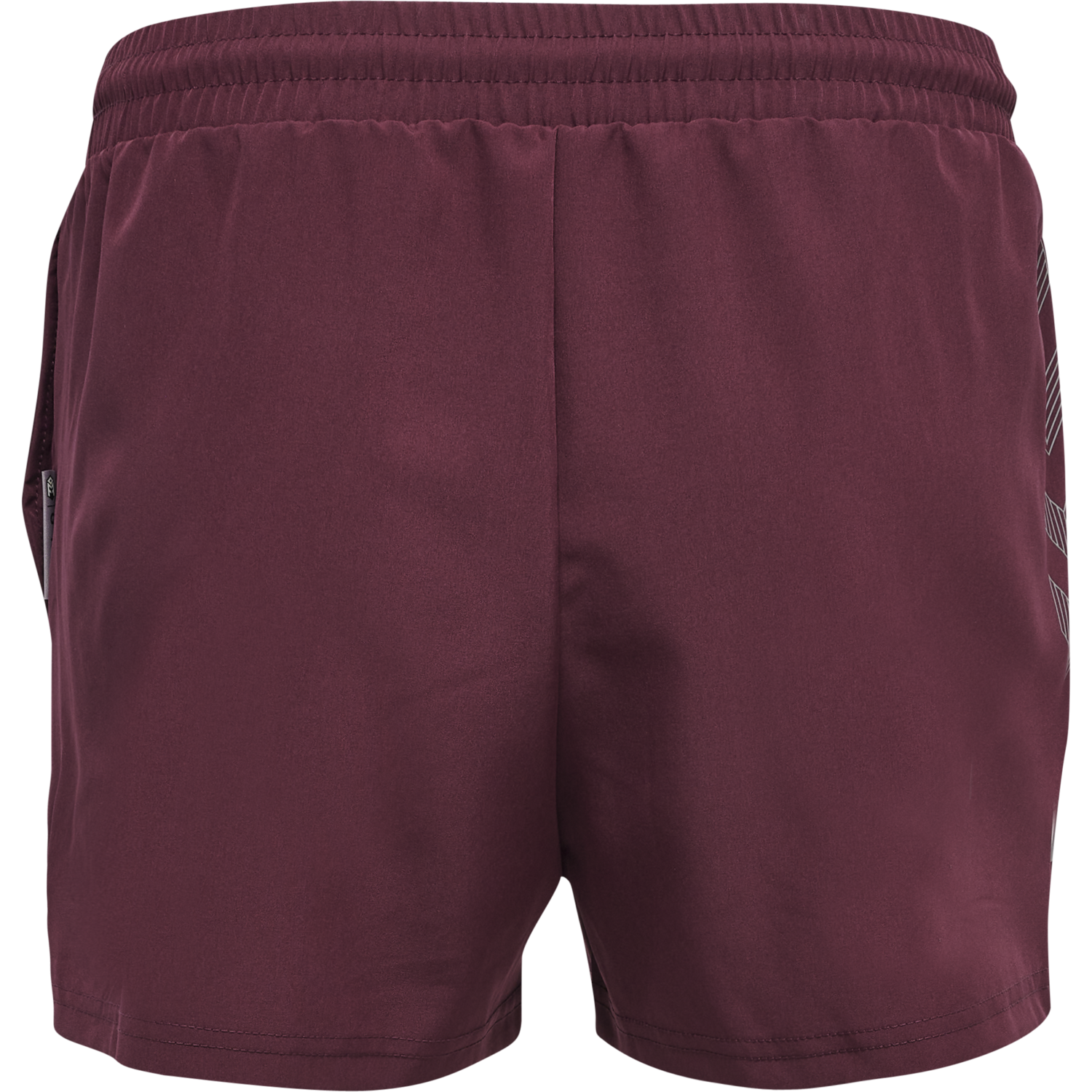 hmlMOVE GRID WOVEN SHORTS WOMAN, GRAPE WINE, packshot