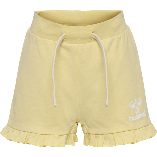 hmlDREAM RUFFLE SHORTS, ITALIAN STRAW, packshot