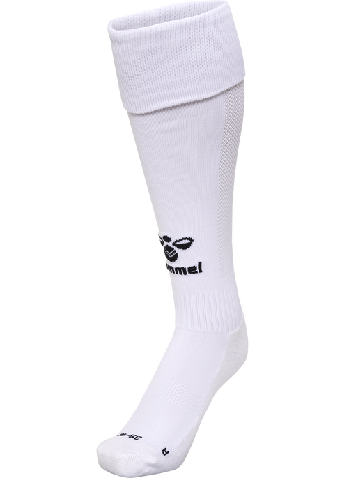 hmlESSENTIAL FOOTBALL SOCKS, WHITE/BLACK, packshot