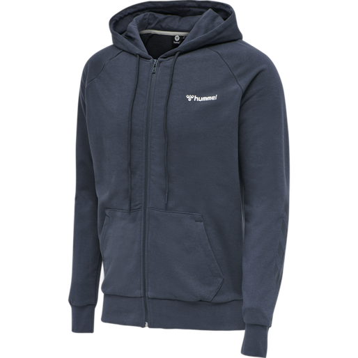 hmlISAM ZIP HOODIE, BLUE NIGHTS hmlISAM ZIP HOODIE, BLUE NIGHTS, packshot