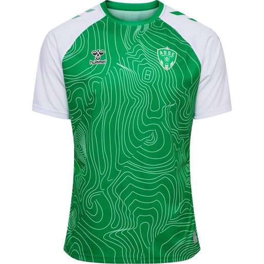 ASSE 22/23 PREGAME JERSEY S/S KIDS, 6129, packshot