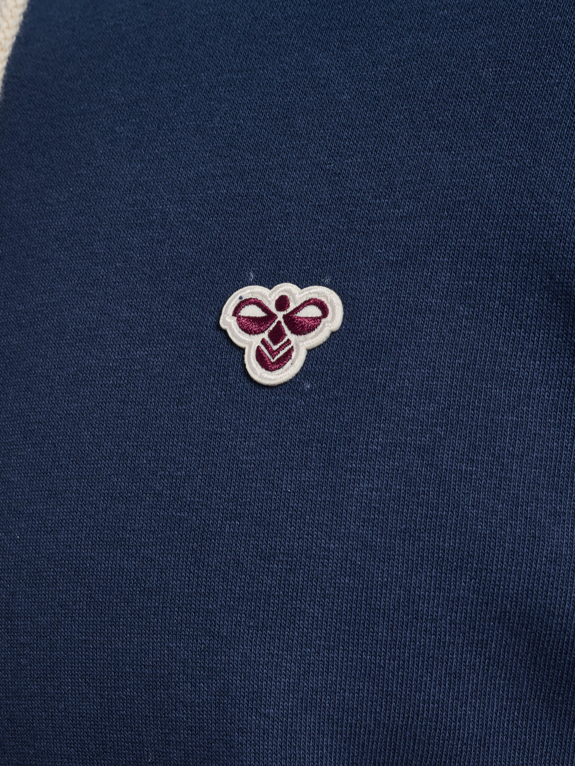 hmlLOOSE HOODIE BEE, DRESS BLUES, packshot