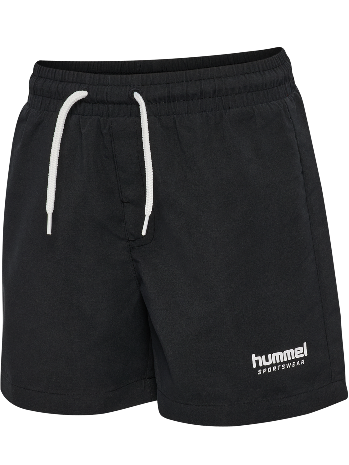 hmlJR REG BOARD SHORTS, BLACK, packshot