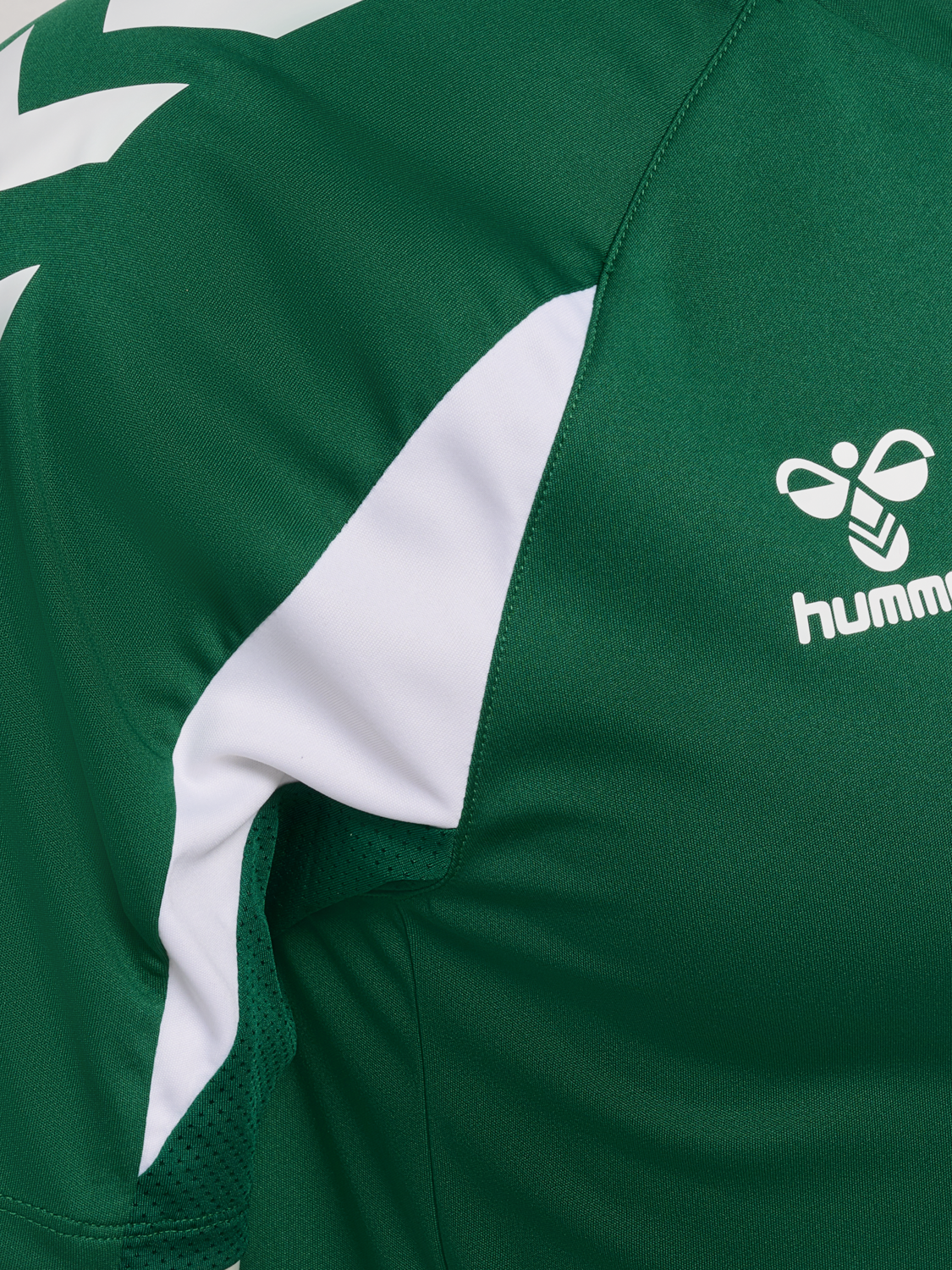 hmlCORE 2.0 JERSEY S/S, EVERGREEN/WHITE, packshot