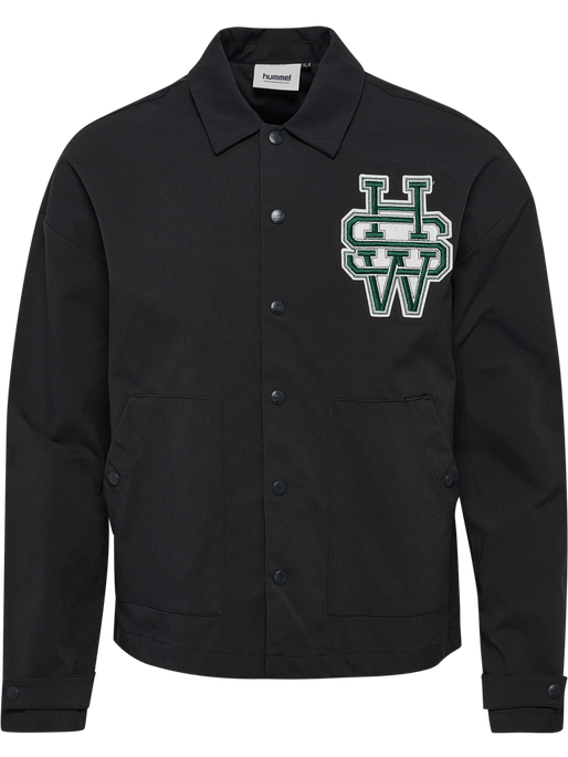 hmlCOACH JACKET HSW, BLACK hmlCOACH JACKET HSW, BLACK, packshot