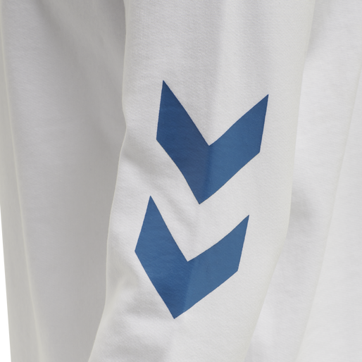 hmlLEGACY SWEATSHIRT, WHITE/DEEP WATER, packshot