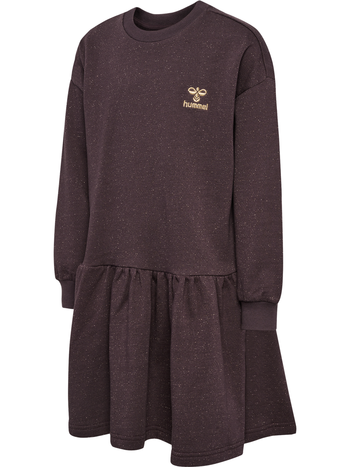 hmlCAROLA DRESS L/S, RAISIN, packshot