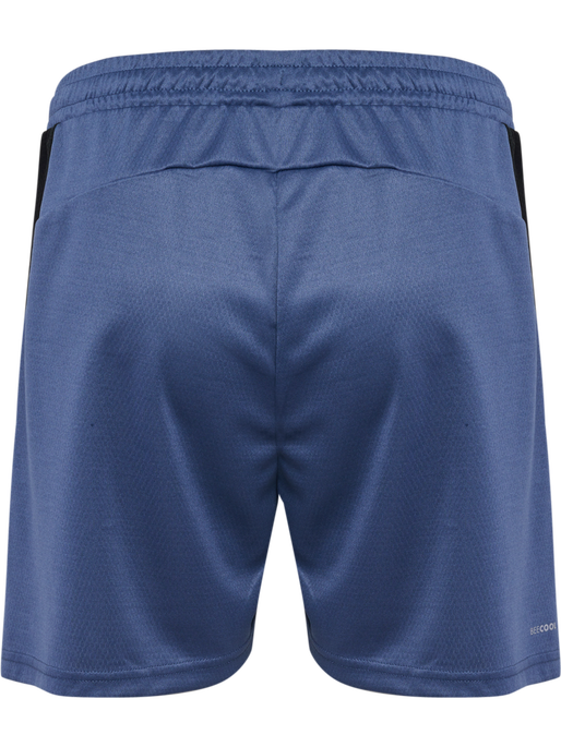 hmlMULTI PL SHORTS WOMAN, BLUE INDIGO hmlMULTI PL SHORTS WOMAN, BLUE INDIGO, packshot