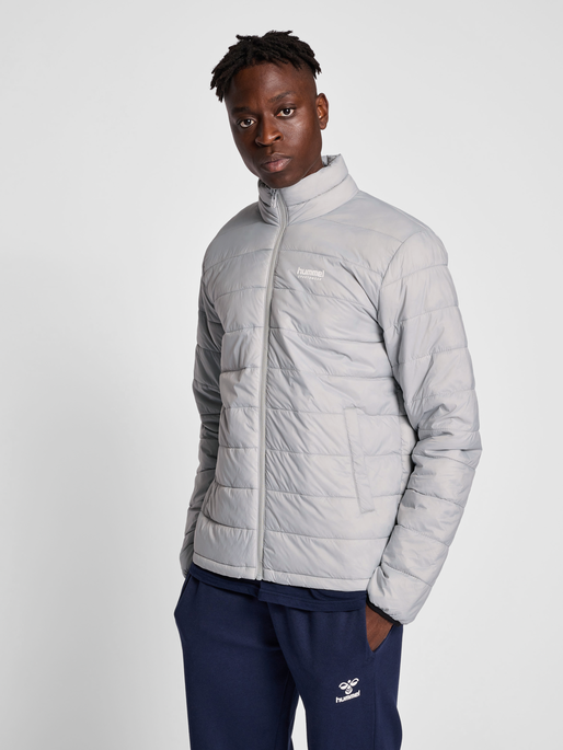 hmlWIND PUFF JACKET, HARBOR MIST, model