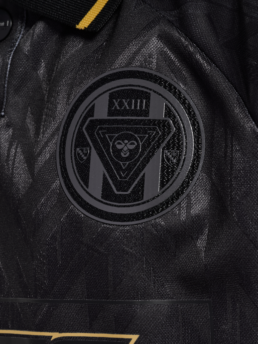 hmlJR LOOSE BAY SOCCER JERSEY S/S, BLACK hmlJR LOOSE BAY SOCCER JERSEY S/S, BLACK, packshot