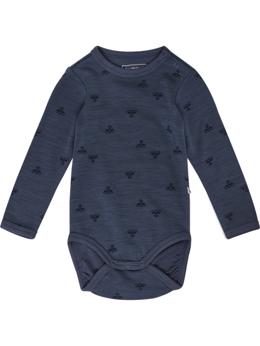 hmlMINI WOOL BODY L/S, VINTAGE INDIGO, packshot