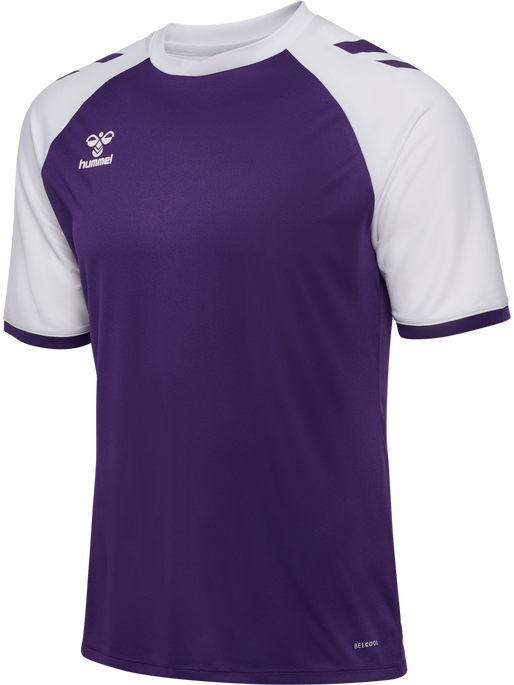 hmlMATCH LEAGUE JERSEY S/S, ACAI/WHITE hmlMATCH LEAGUE JERSEY S/S, ACAI/WHITE, packshot