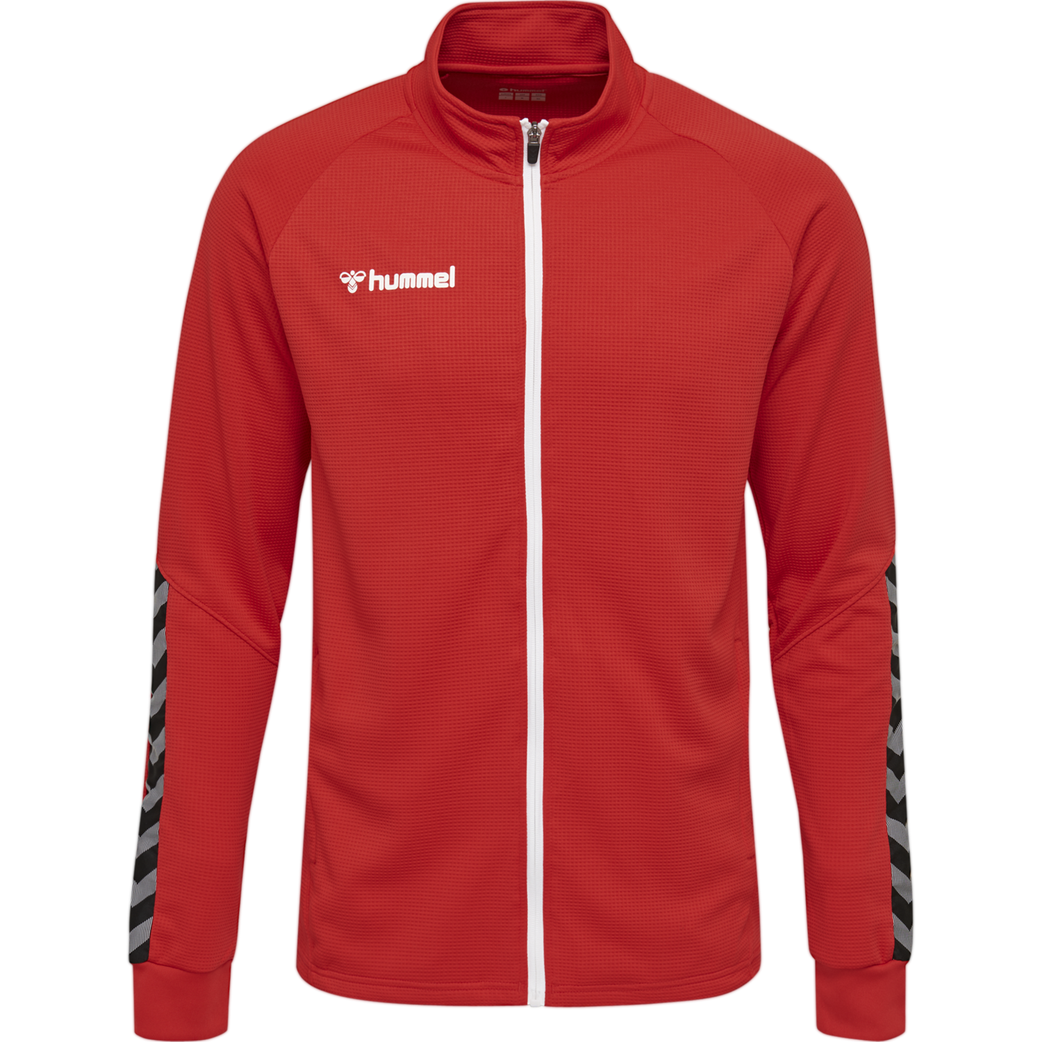 hmlAUTHENTIC POLY ZIP JACKET, TRUE RED, packshot