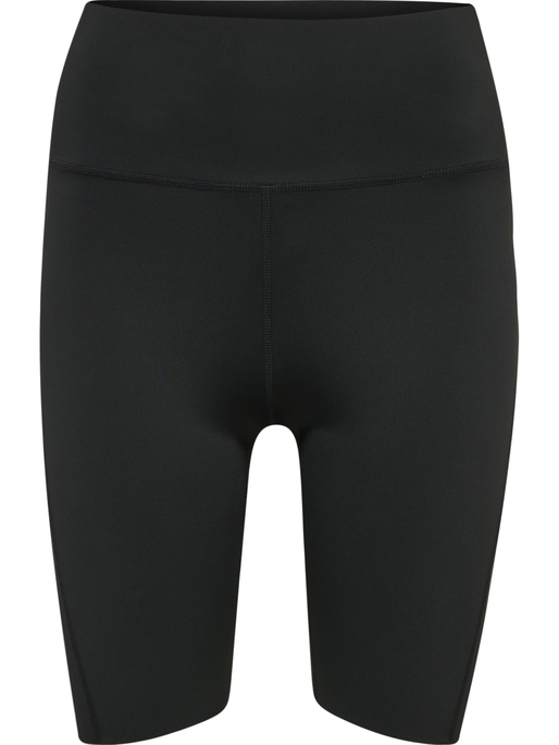 hmlMT GRACE HW TIGHT SHORTS, BLACK hmlMT GRACE HW TIGHT SHORTS, BLACK, packshot
